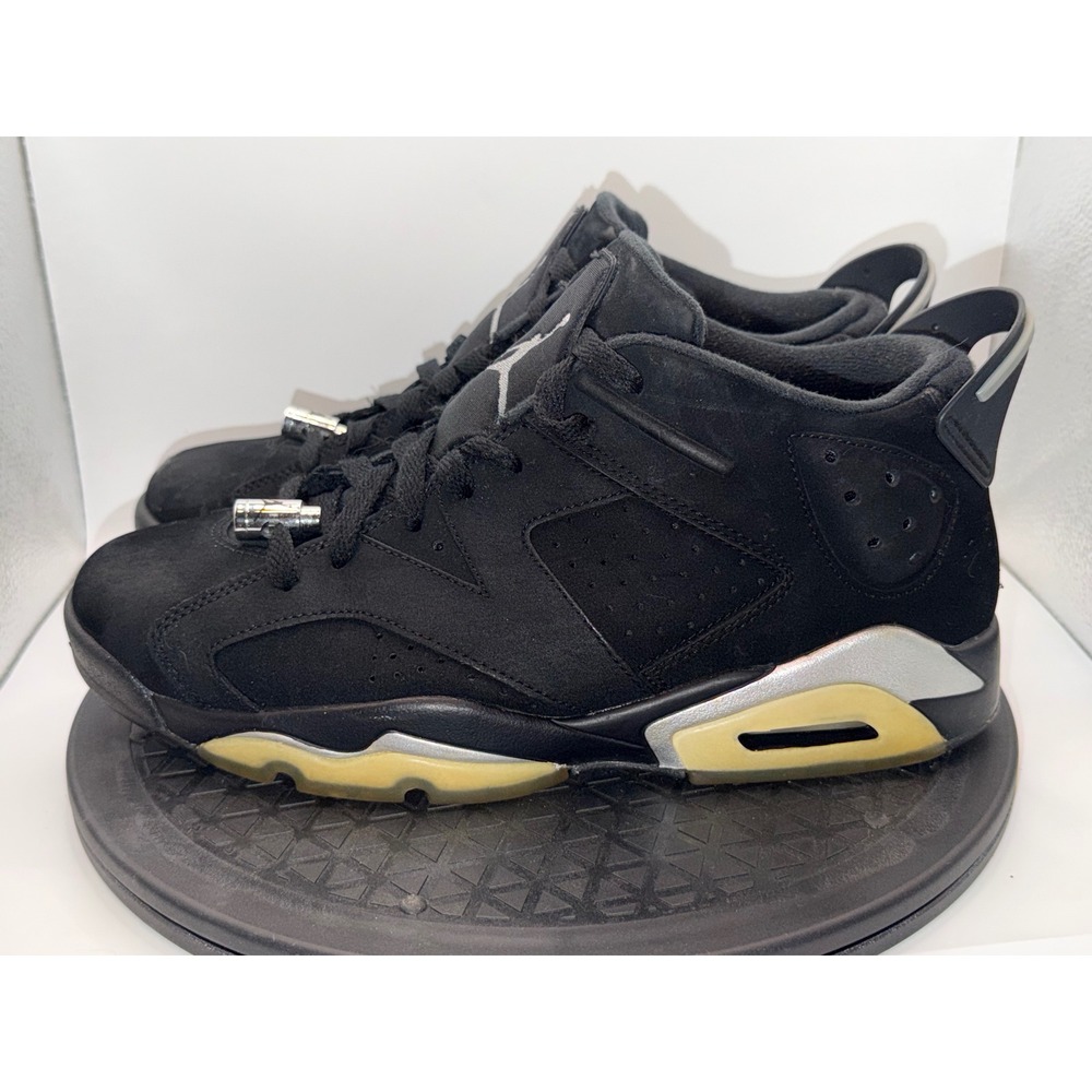 Jordan 6 Retro Low Chrome Black Metallic Silver 304401-003 Mens Size 8.5 2015